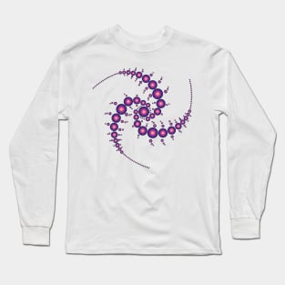 Triple Spiral Crop Circle Long Sleeve T-Shirt